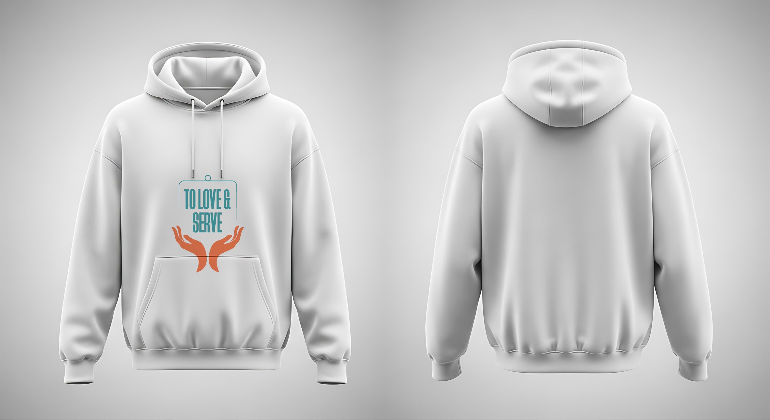 Wasawo White Hoodie 2 - Image 2
